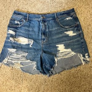 Women’s American Eagle Highest Rise 90’s Boyfriend Shorts Size 16